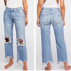WE THE FREE Distressed Straight Leg Jean 24